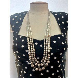 White House Black Market Multistrand Beaded Long Necklace NWT